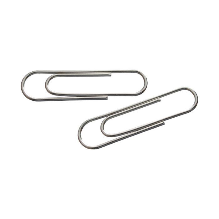 Скріпки канцелярські Axent rounded, nickel-plated, 78 мм, 50 шт. (4103-А)