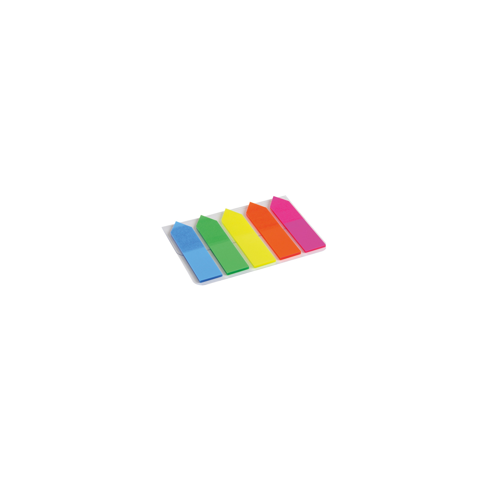 Стікер-закладка Axent Plastic bookmarks 5х12х50mm, 125шт, arrows, neon colors mix (2440-02-А)