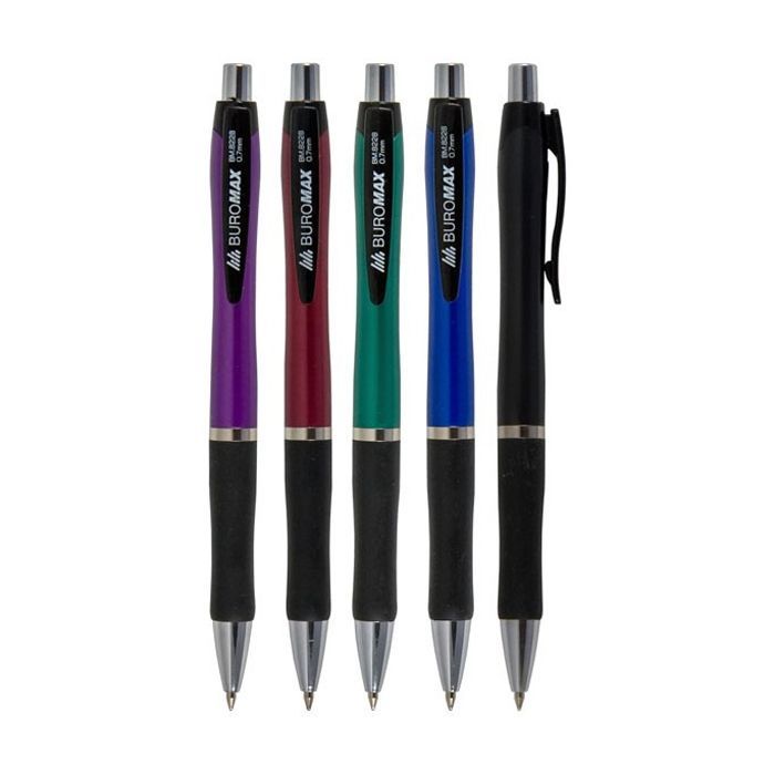 Ручка кулькова Buromax retractable, 0.7 мм (BM.8228)