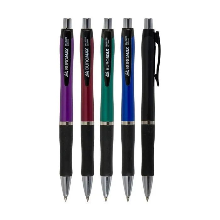 Ручка шариковая Buromax retractable, 0.7 мм (BM.8228)