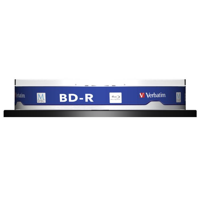 Диск BD Verbatim 25Gb 4x Cake 10pcs Printable M-DISC (43825) изображение 2
