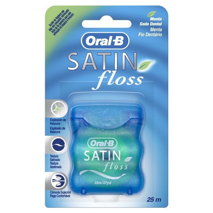 Зубная нить Oral-B Satin Floss 25 м (5010622018258/5010622017947)