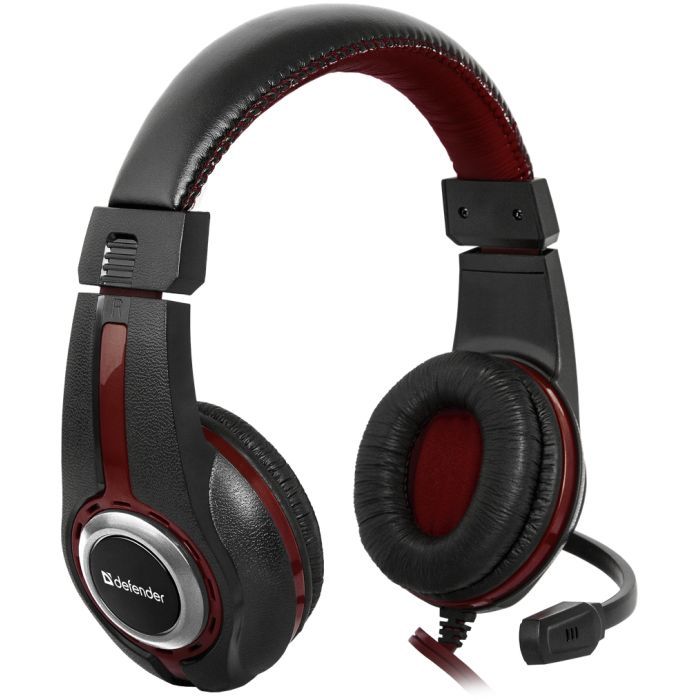 Наушники Defender Warhead G-185 Black-Red (64106) изображение 2