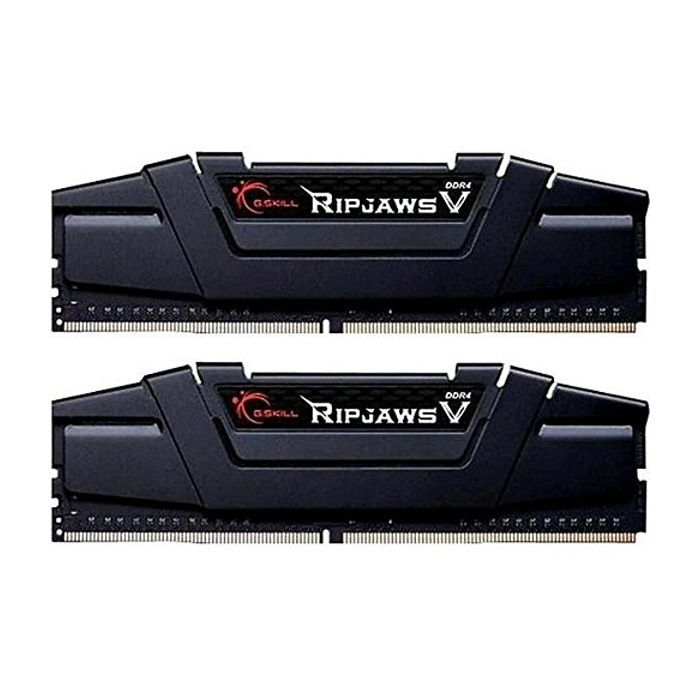 Модуль памяти для компьютера DDR4 8GB (2x4GB) 3200 MHz RIPJAWS V Black G.Skill (F4-3200C16D-8GVKB)
