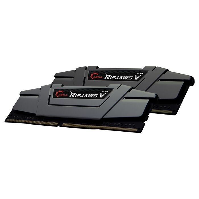 Модуль памяти для компьютера DDR4 8GB (2x4GB) 3200 MHz RIPJAWS V Black G.Skill (F4-3200C16D-8GVKB) изображение 2