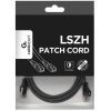 Патч-корд 1м S/FTP Cat 6A CU LSZH black Cablexpert (PP6A-LSZHCU-BK-1M) изображение 4