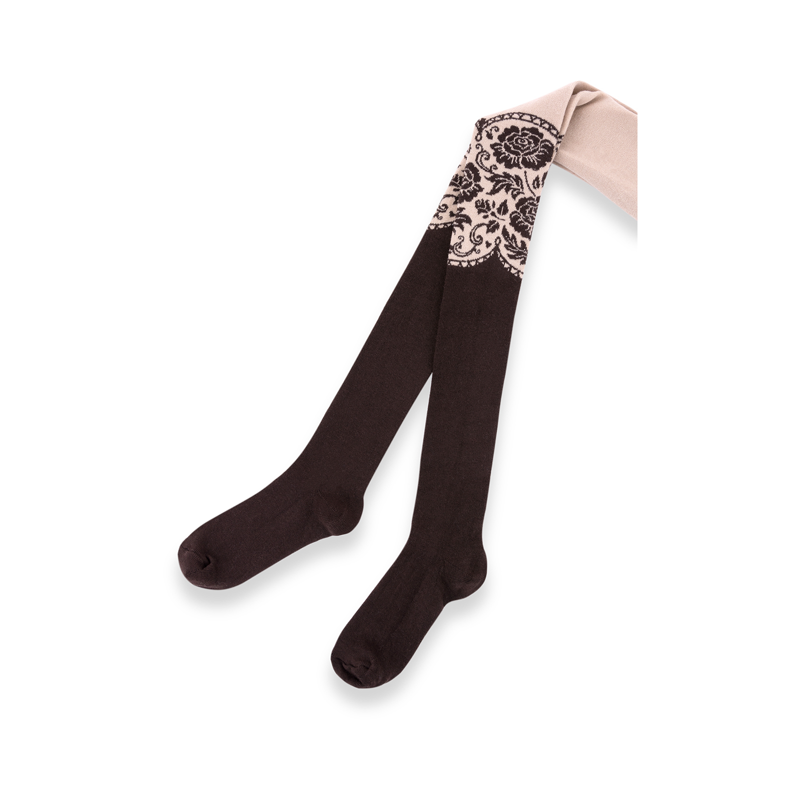 Колготки UCS Socks с орнаментом (M0C0301-0852-7G-beige)