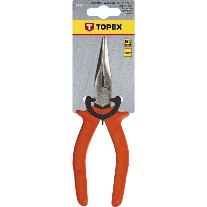 Плоскогубці Topex прямые, 160 мм (1000 В) (32D513) зображення 2