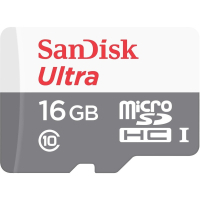 Карта памяти SanDisk 16GB microSD Class 10 UHS-I Ultra (SDSQUNS-016G-GN3MA) изображение 2
