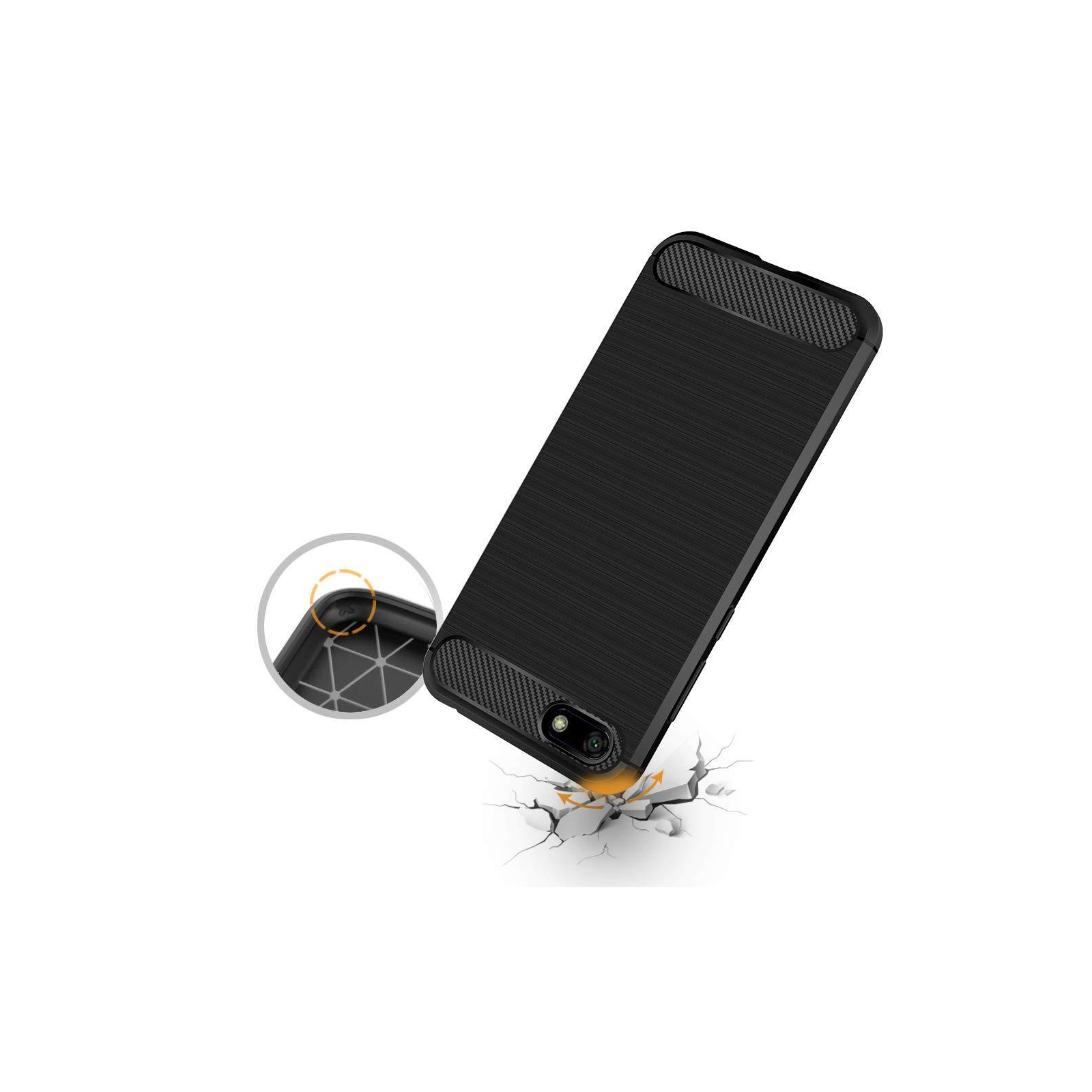 Чохол до мобільного телефона Huawei Y5 2018/Honor 7A Carbon Fiber (Black) Laudtec (LT-HY52018B) зображення 10