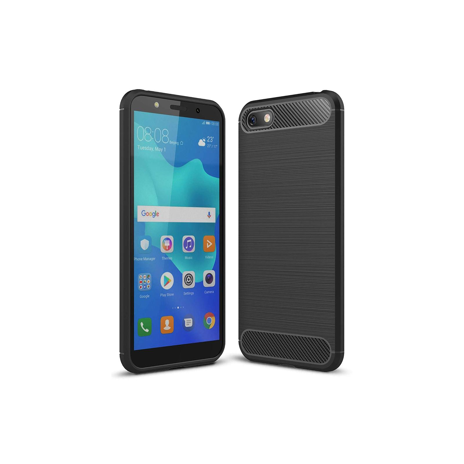 Чехол для мобильного телефона Huawei Y5 2018/Honor 7A Carbon Fiber (Black) Laudtec (LT-HY52018B)