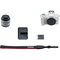 Цифровой фотоаппарат Canon EOS M50 15-45 IS STM Kit White (2681C057) изображение 9