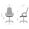 Офисное кресло Аклас Артур EX MB Зеленое (9640) изображение 6