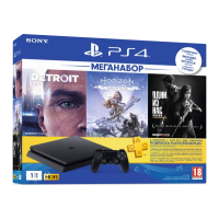 Ігрова консоль Sony PlayStation 4 1TB HZD+DET+TLOU+PSPlus 3М (CUH-2208B)