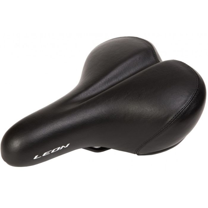Седло Velotrade комфортное 279*206 черный K.San YBT-8002 c logo LEON (SAD-349)