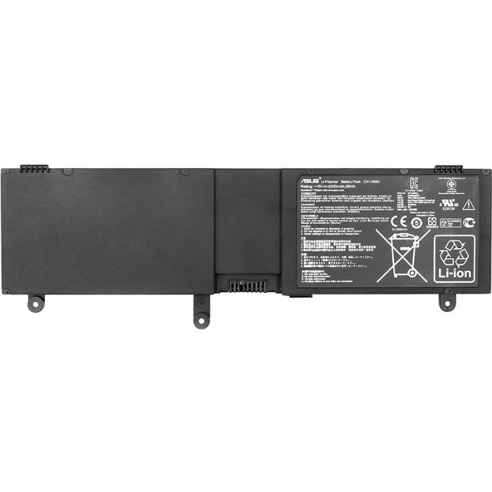 Аккумулятор для ноутбука PowerPlant ASUS N550 Series (C41-N550) 15V 53Wh/3500mAh (NB430680)