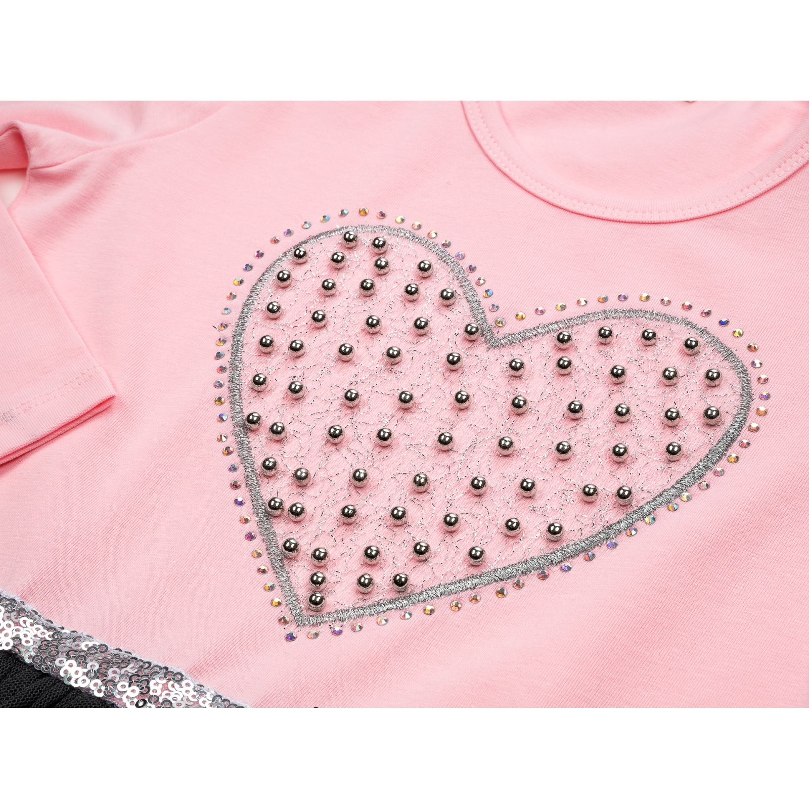 Платье Breeze с сердечком (13243-110G-pink) изображение 4