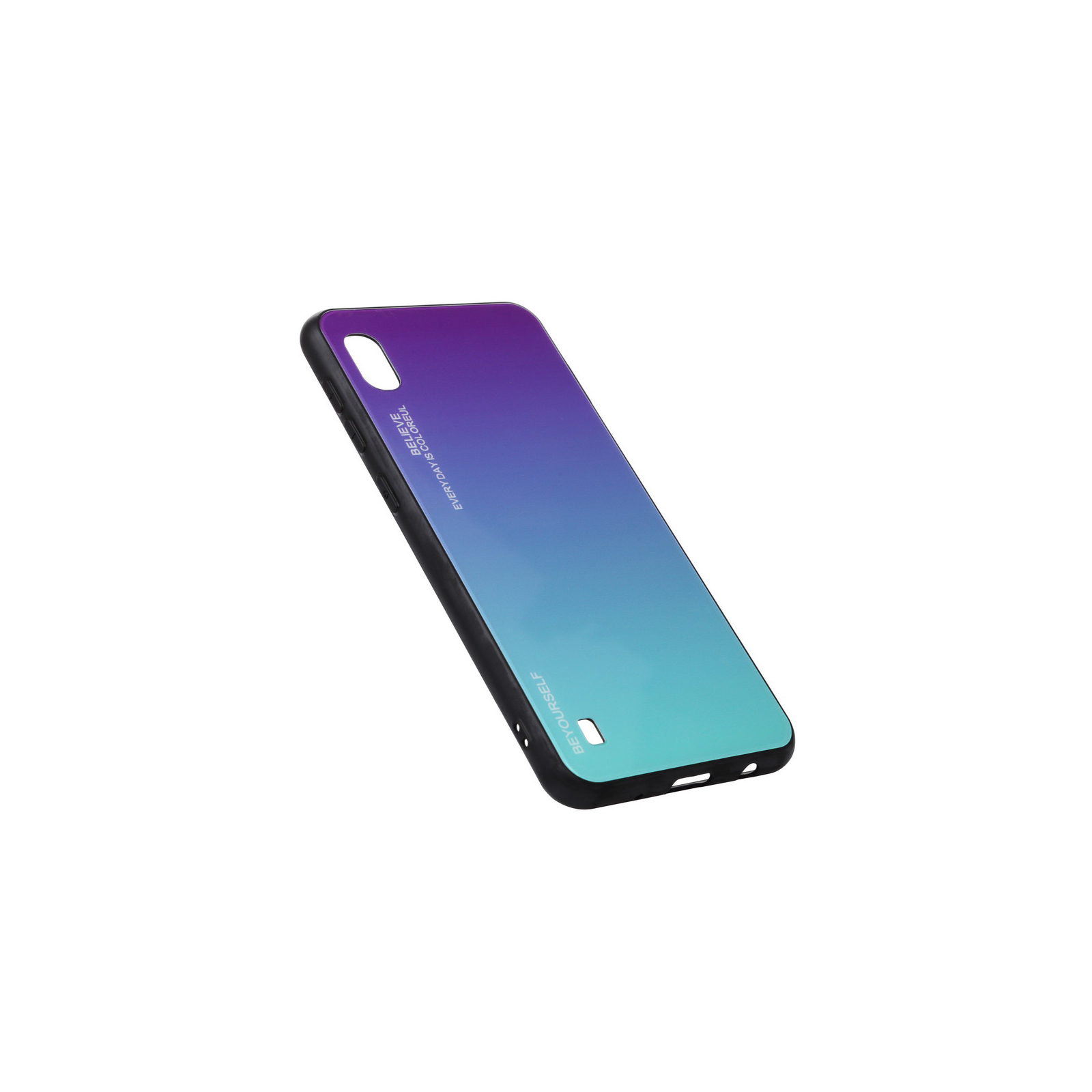 Чохол до мобільного телефона BeCover Gradient Glass Galaxy M20 SM-M205 Purple-Blue (703567) зображення 2