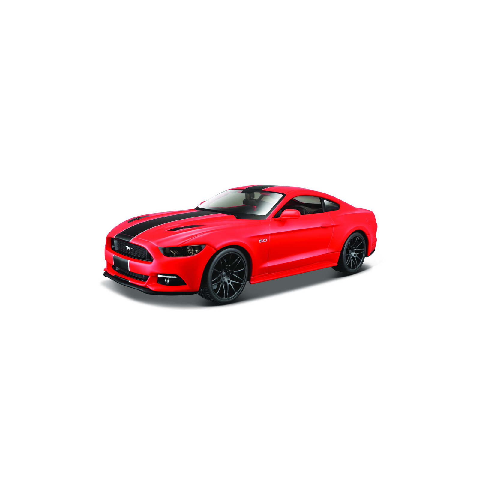 Машина Maisto 2015 Ford Mustang GT красный - тюнинг (1:24) (31369 red)