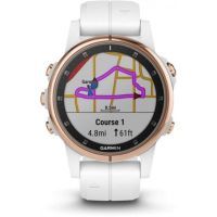 Смарт-часы Garmin Fenix 5S Plus Sapphire Rose Gold with Gold Metal & White Sil (010-01987-11/84) изображение 2