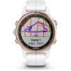 Смарт-часы Garmin Fenix 5S Plus Sapphire Rose Gold with Gold Metal & White Sil (010-01987-11/84) изображение 2