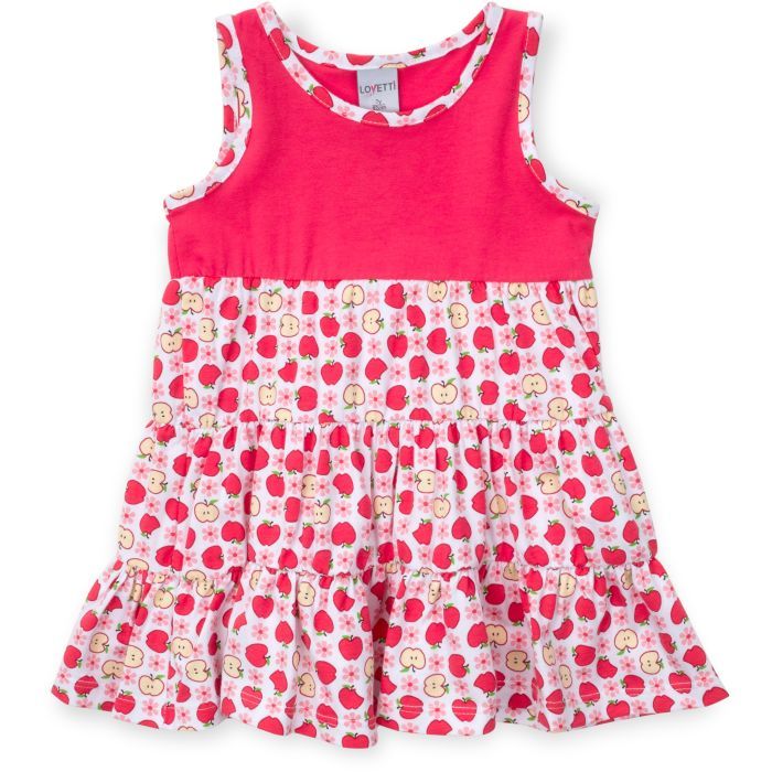 Плаття дитяче Breeze з яблучками (5986-2-92G-coral)