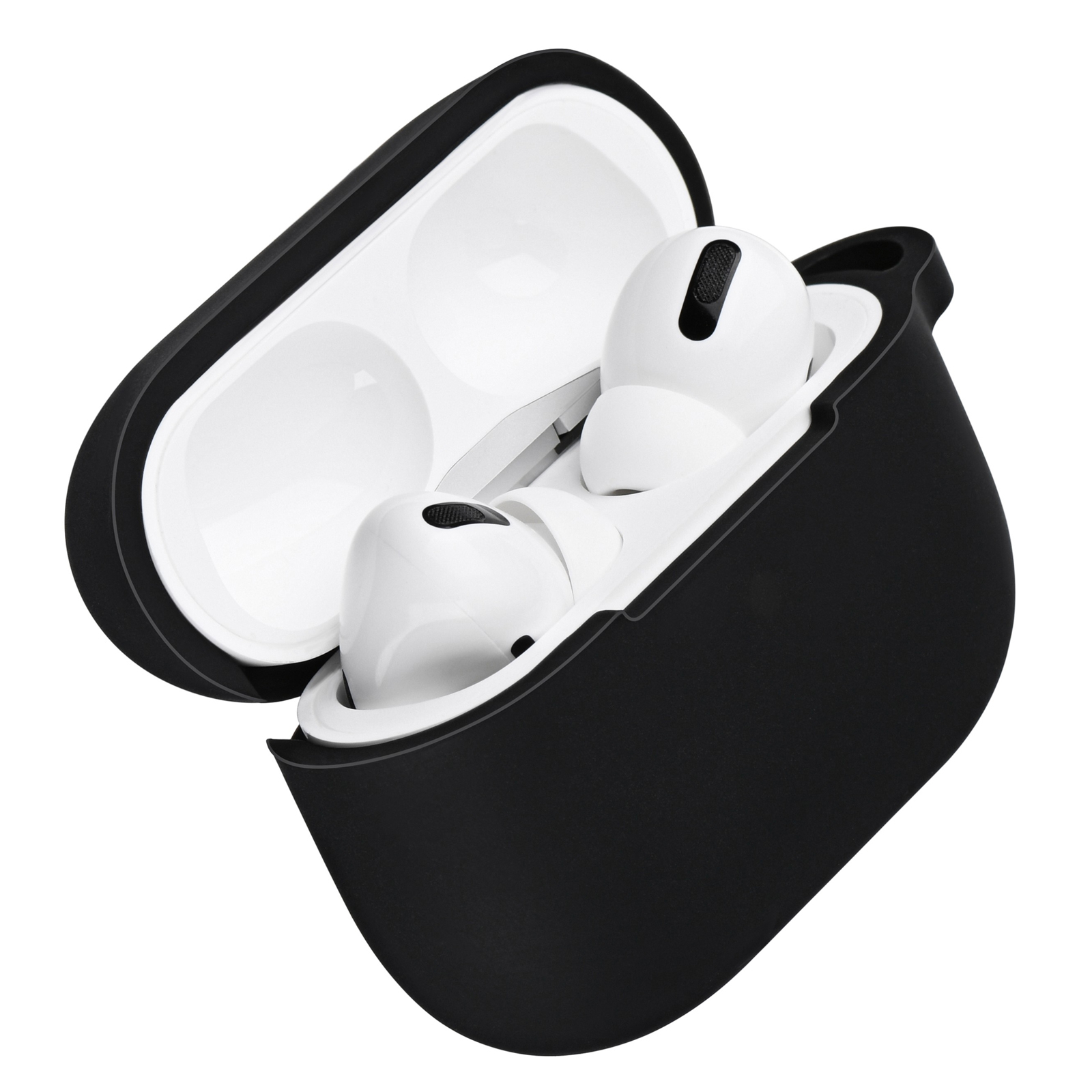 Чохол для навушників 2E для Apple AirPods Pro Pure Color Silicone 2.5 мм Black (2E-PODSPR-IBPCS-2.5-BK) зображення 2