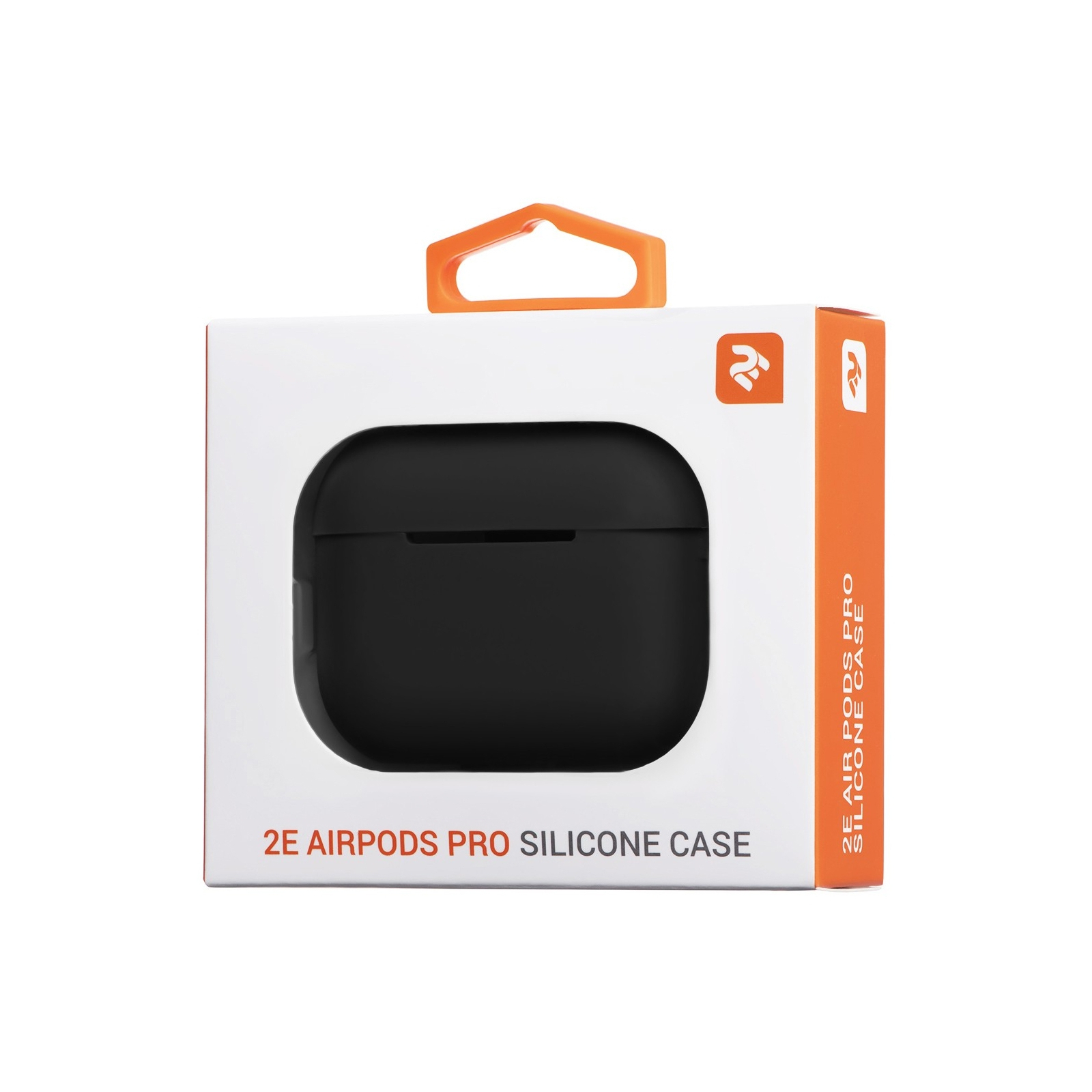 Чохол для навушників 2E для Apple AirPods Pro Pure Color Silicone 2.5 мм Black (2E-PODSPR-IBPCS-2.5-BK) зображення 4