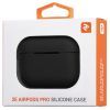 Чохол для навушників 2E для Apple AirPods Pro Pure Color Silicone 2.5 мм Black (2E-PODSPR-IBPCS-2.5-BK) зображення 4