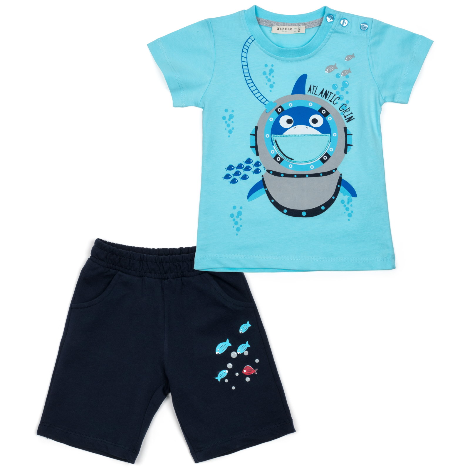 Набор детской одежды Breeze "ATLANTIC GRIN" (13740-86B-blue)
