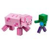 Конструктор LEGO Minecraft Большие фигурки Minecraft, Свинья и Зомби-ребёнок (21157) изображение 2