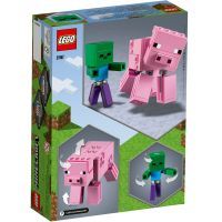 Конструктор LEGO Minecraft Большие фигурки Minecraft, Свинья и Зомби-ребёнок (21157) изображение 4