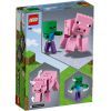 Конструктор LEGO Minecraft Большие фигурки Minecraft, Свинья и Зомби-ребёнок (21157) изображение 4