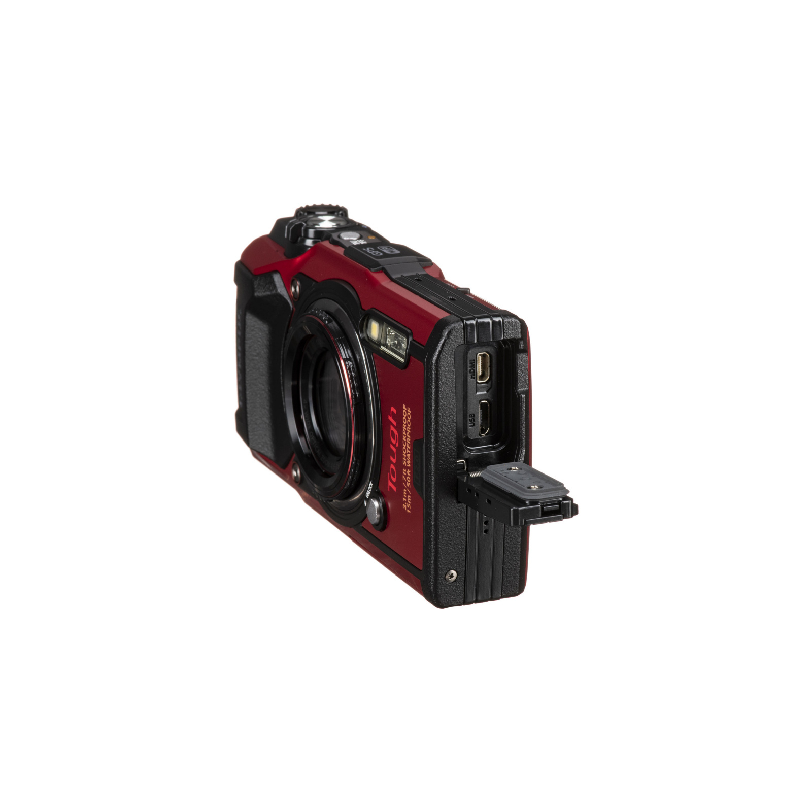 Цифровий фотоапарат Olympus TG-6 Red (Waterproof - 15m; GPS; 4K; Wi-Fi) (V104210RE000) зображення 5