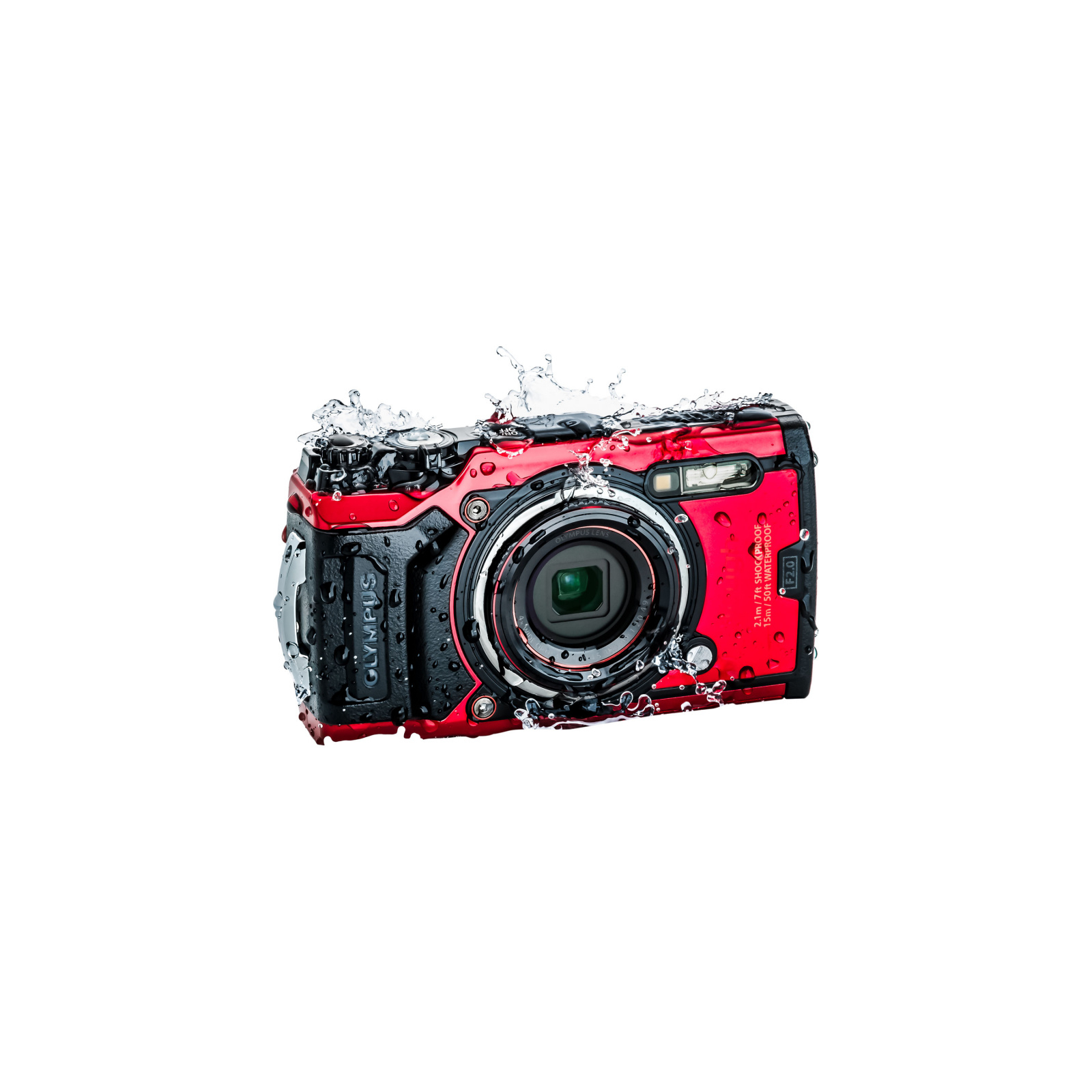 Цифровой фотоаппарат Olympus TG-6 Red (Waterproof - 15m; GPS; 4K; Wi-Fi) (V104210RE000) изображение 6