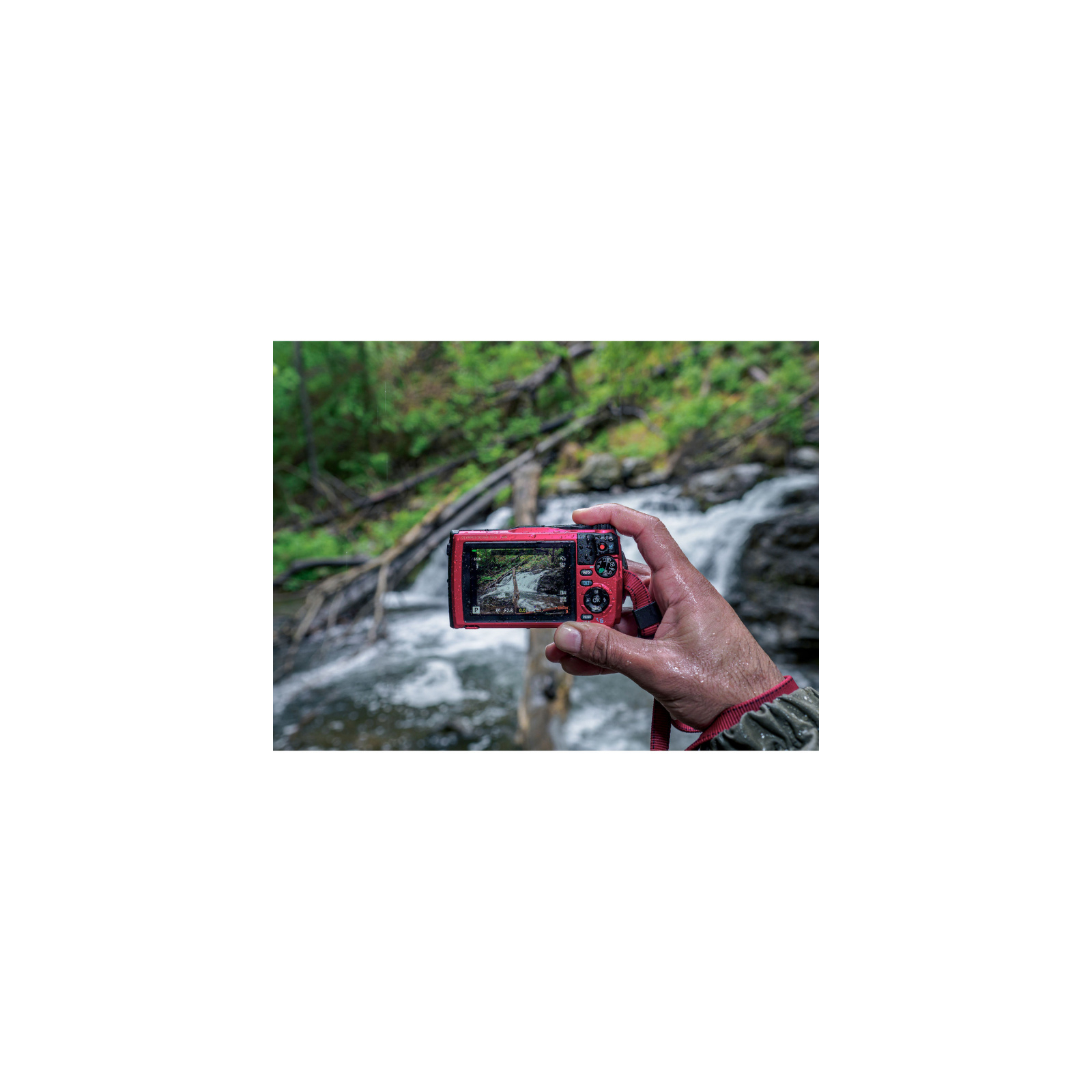 Цифровий фотоапарат Olympus TG-6 Red (Waterproof - 15m; GPS; 4K; Wi-Fi) (V104210RE000) зображення 7