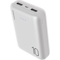 Батарея універсальна MakeFuture 10000 mAh Li-Pol 2*USB White (MPB-101WH) зображення 2