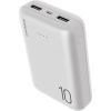 Батарея універсальна MakeFuture 10000 mAh Li-Pol 2*USB White (MPB-101WH) зображення 2