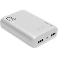 Батарея універсальна MakeFuture 10000 mAh Li-Pol 2*USB White (MPB-101WH) зображення 3