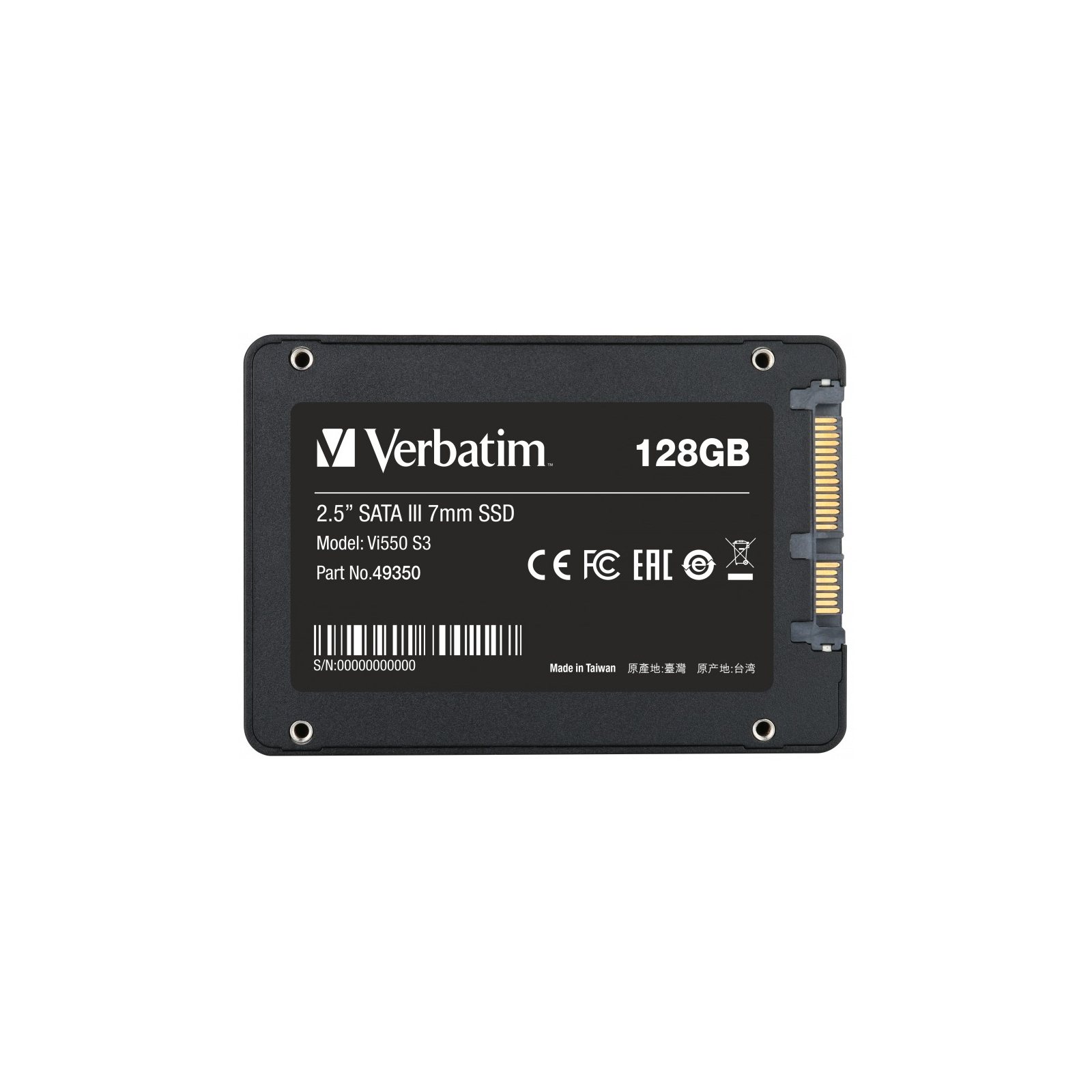 Накопичувач SSD 2.5" 128GB Verbatim (49350) зображення 2