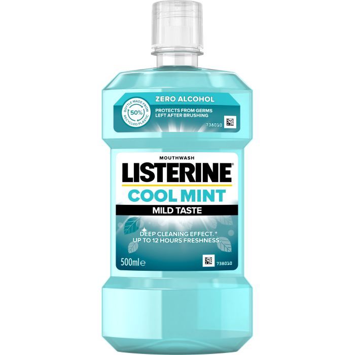 Ополіскувач для порожнини рота Listerine Свіжа м'ята М'який смак 1000 мл (3574661011394/3574661619927)