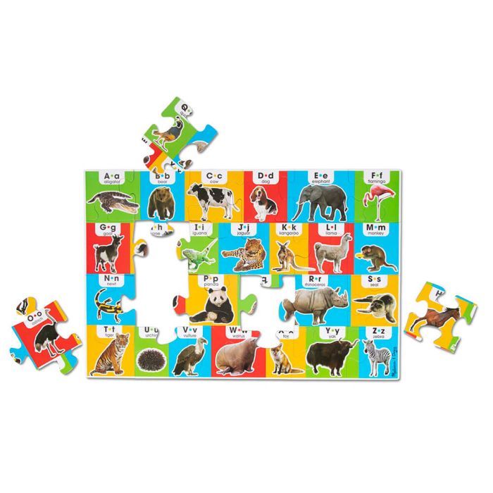 Пазл Melissa&Doug Мега "Алфавит Животные", 24 элемента (MD31001) изображение 2