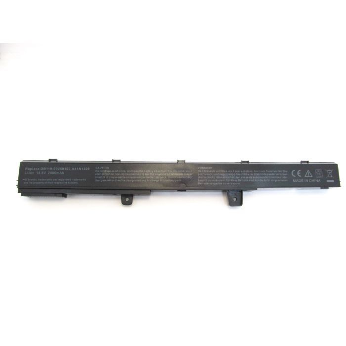 Аккумулятор для ноутбука Asus X551 A41N1308, 2600mAh, 4cell, 14.8V, Li-ion AlSoft (A47233)