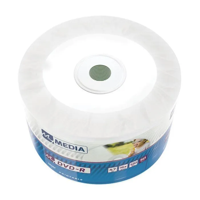 Диск DVD MyMedia DVD-R 4.7GB 16X Wrap Printable 50шт (69202)