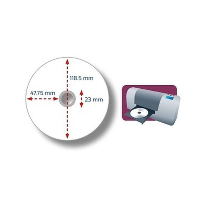 Диск DVD MyMedia DVD-R 4.7GB 16X Wrap Printable 50шт (69202) изображение 4