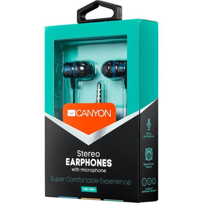 Навушники Canyon Green (CNE-CEP3G) зображення 4