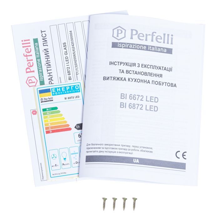Витяжка кухонна Perfelli BI 6872 I LED зображення 8