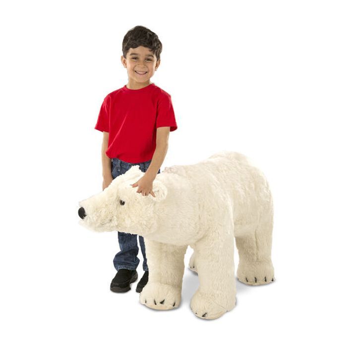 М'яка іграшка Melissa&Doug плюшевий полярний ведмідь, 91 см (MD8803) зображення 2