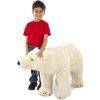 М'яка іграшка Melissa&Doug плюшевий полярний ведмідь, 91 см (MD8803) зображення 2