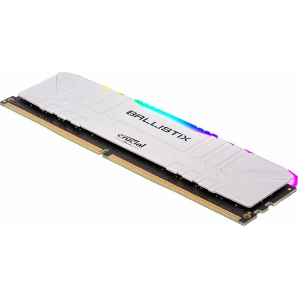 Модуль пам'яті для комп'ютера DDR4 32GB 3200 MHz Ballistix White RGB Micron (BL32G32C16U4WL) зображення 3